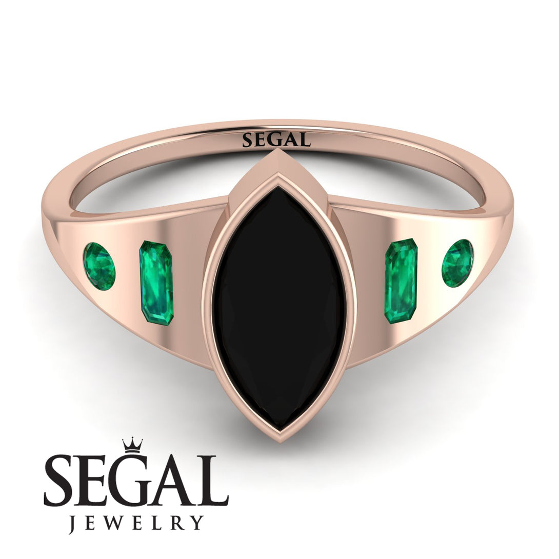 Marquise Bezel Diamond Ring - Juliana No. 23